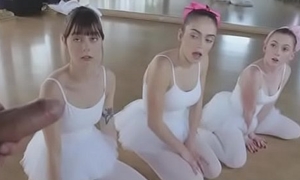 3 Teeny Ballerinas Share Huge Facial!