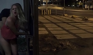 Cute stranded teen gets roughfucked