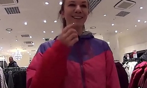Attractive czech kitten was seduced in the shopping centre and shagged in pov
